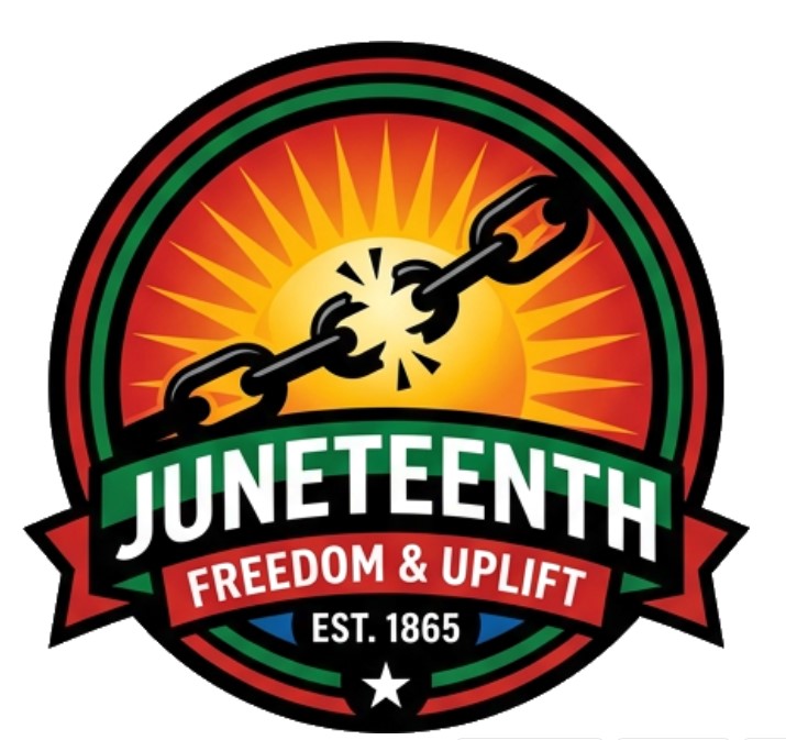Juneteenth Freedom & Uplift Tee. “Freedom shines brightest when we rise together.”